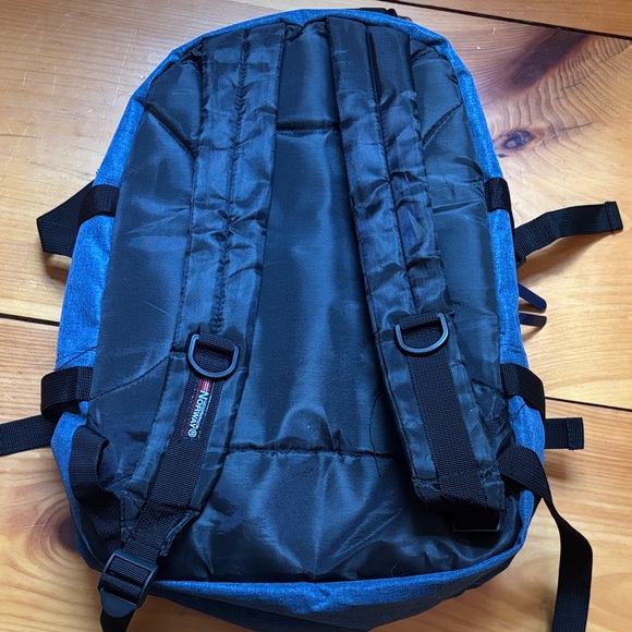 GEOGRAPHICAL NORWAY Blue Backpack Laptop Zipper - Picture 6 of 14